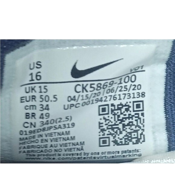 Nike Kyrie 6 TB White Midnight Navy Shoes Size 16 main image 4